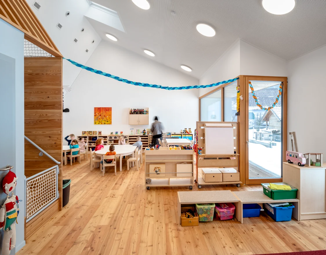 Children at their favorite spot in nursery