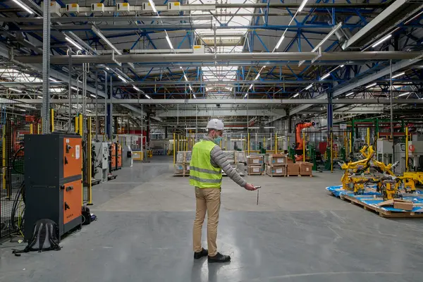 Volvo factory being illuminated by Thorn protected luminaires