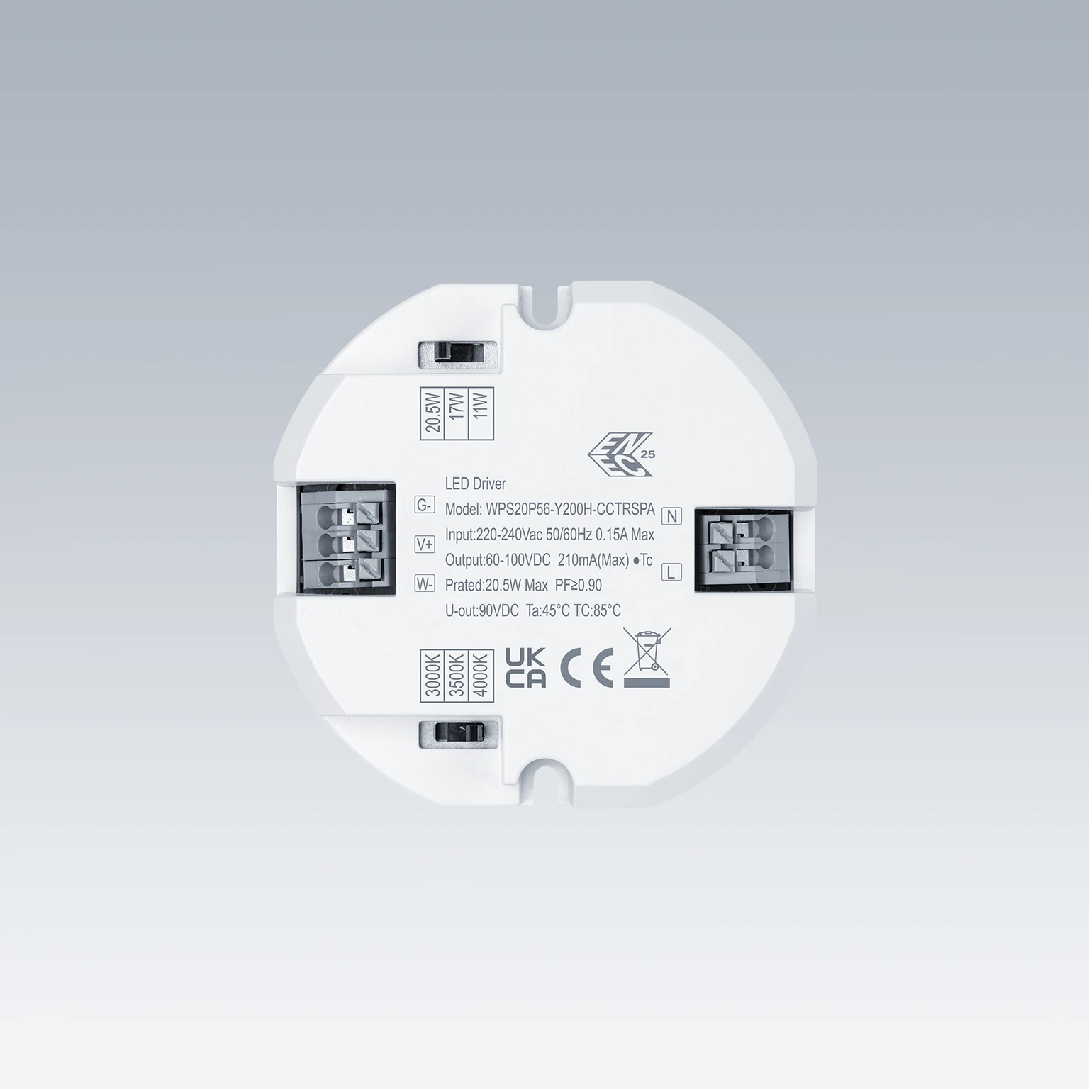 Illustration montrant le réglage de l’intensité lumineuse grâce à la fonction Flex de THORNeco