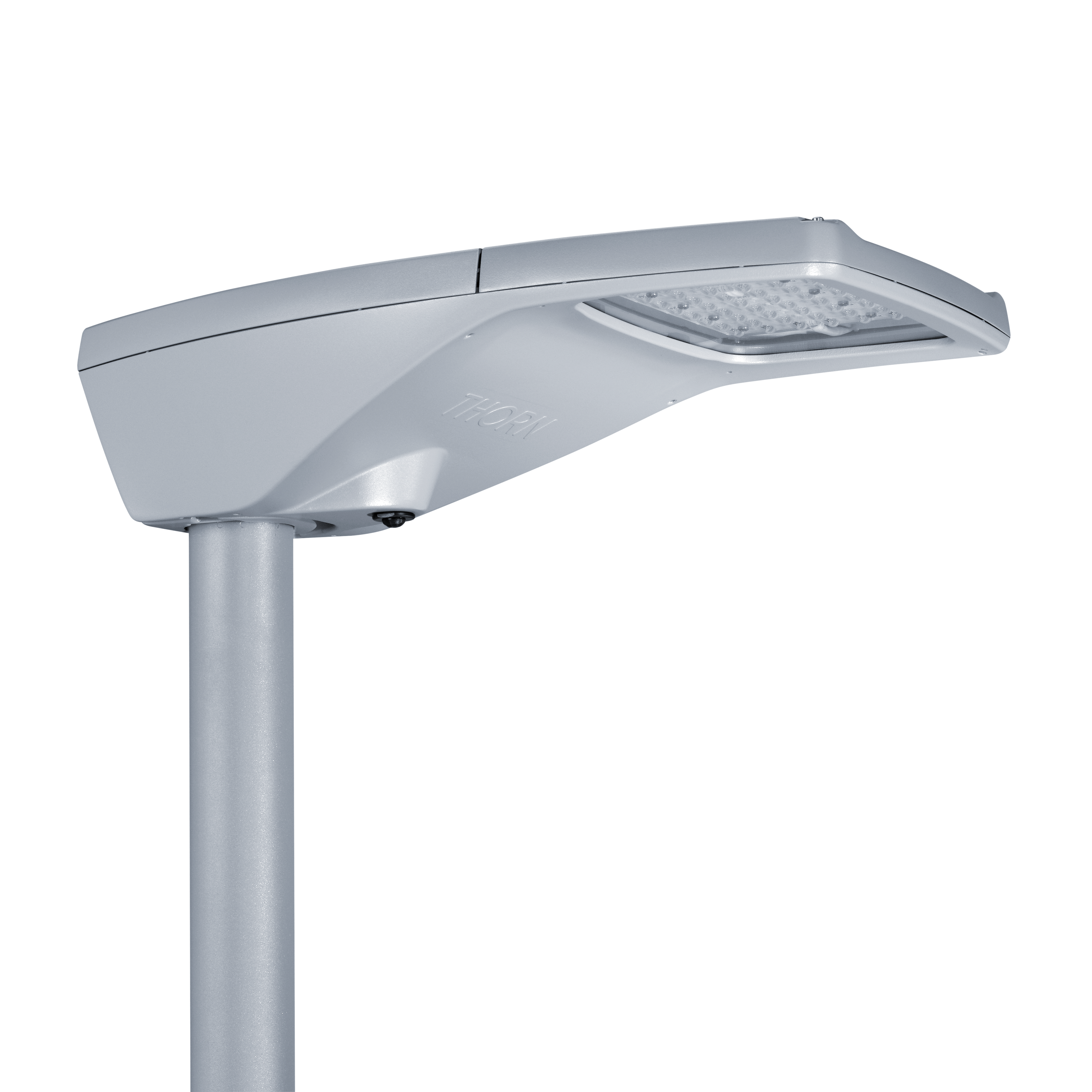 Thorn R2L2 è un moderno lampione a LED progettato per l'efficienza energetica e l'illuminazione ottimale delle strade. Il suo design elegante e durevole assicura prestazioni a lungo termine in contesti urbani e residenziali.