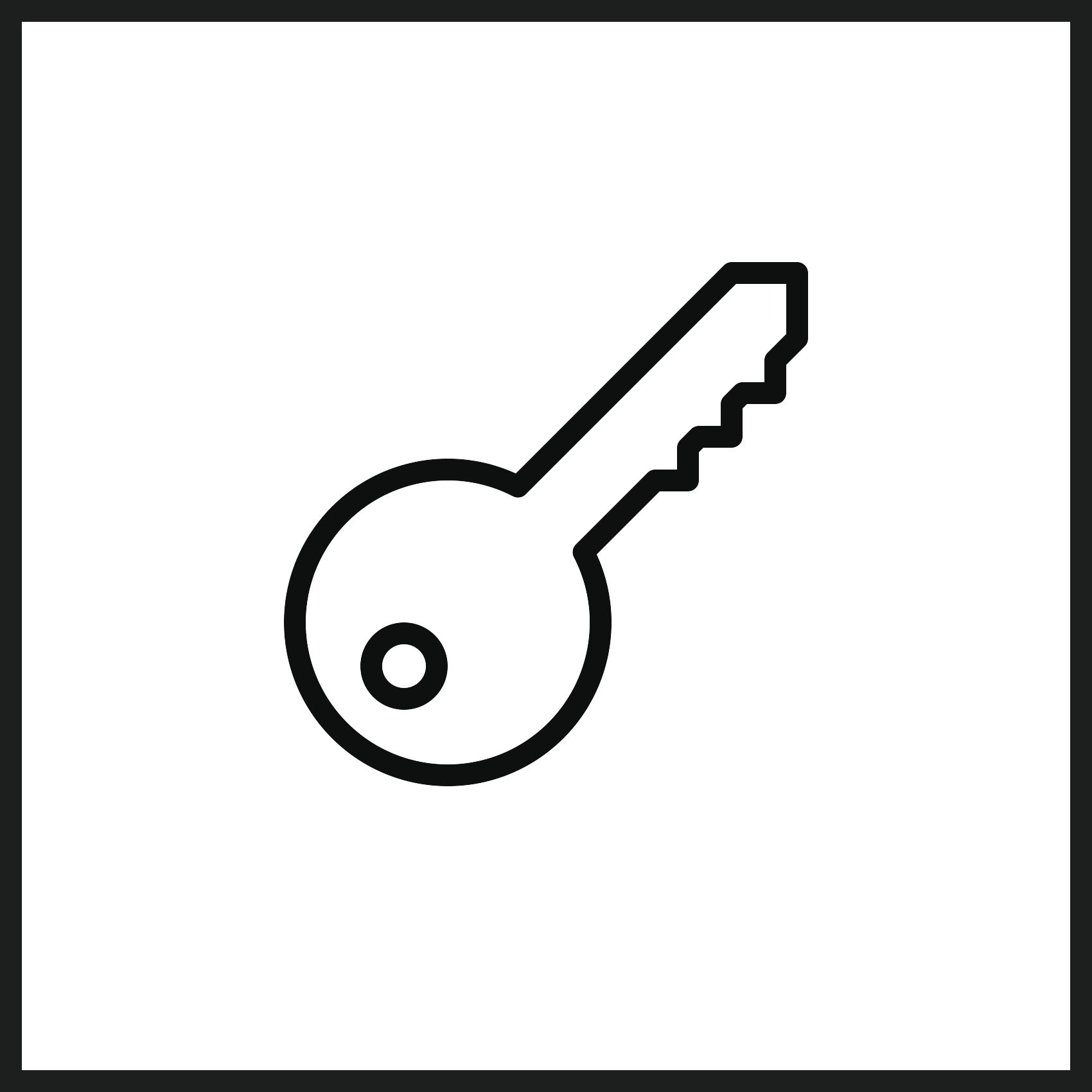 Symbol Schlüsselfertig