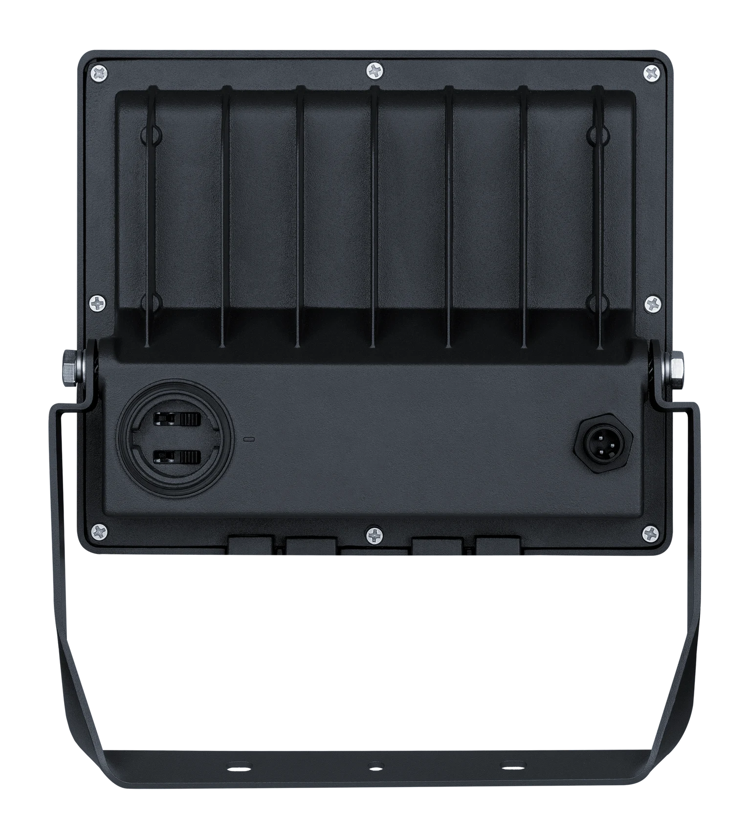 Un'immagine che mostra l'interruttore CCT sul retro del proiettore Leonie