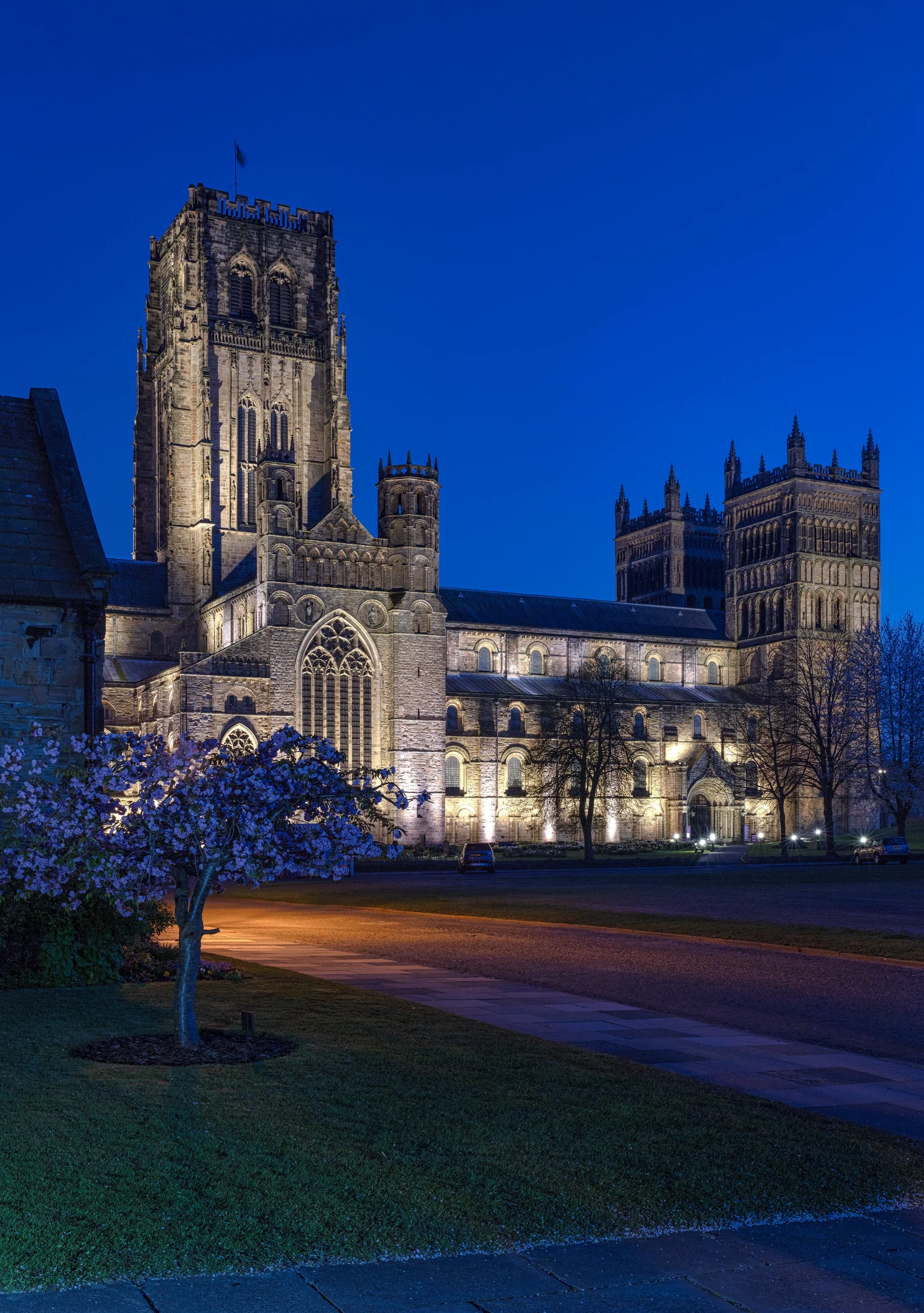 Das Projektteam des Beleuchtungsprojekts 2022 für die Kathedrale von Durham