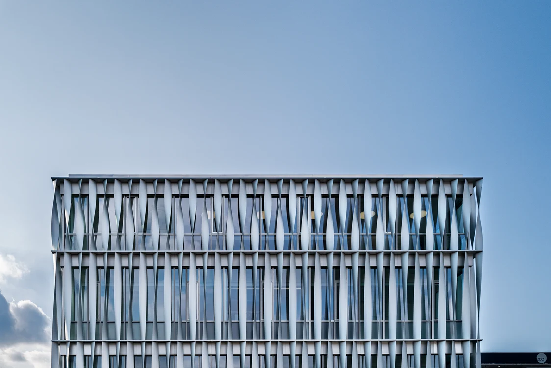 Exterior view of the Beata Vergine Hospital in Mendrisio, Switzerland