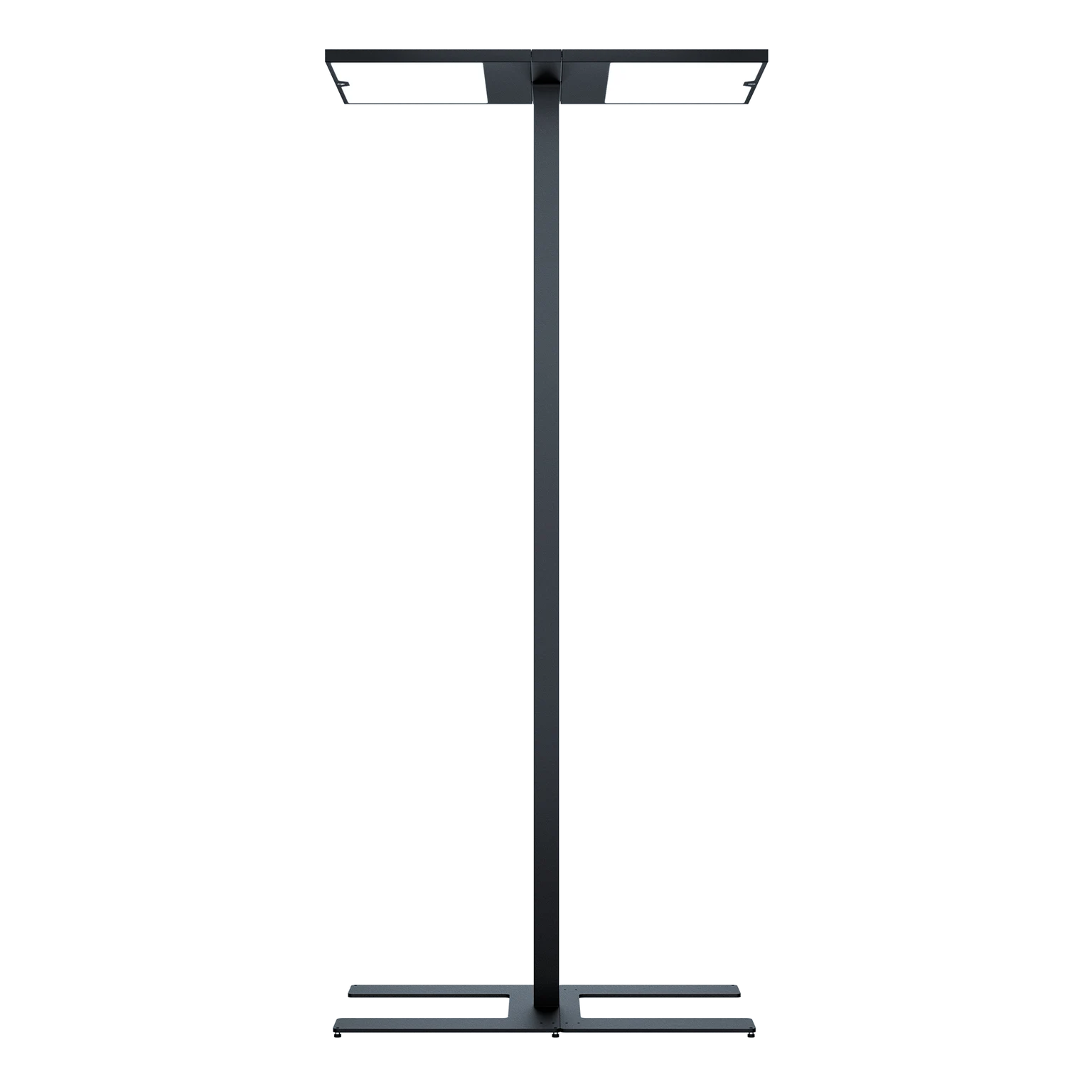 ARTELEA zwarte dubbelzijdige LED-staanlamp van Zumtobel, slanke en moderne kantoorverlichting