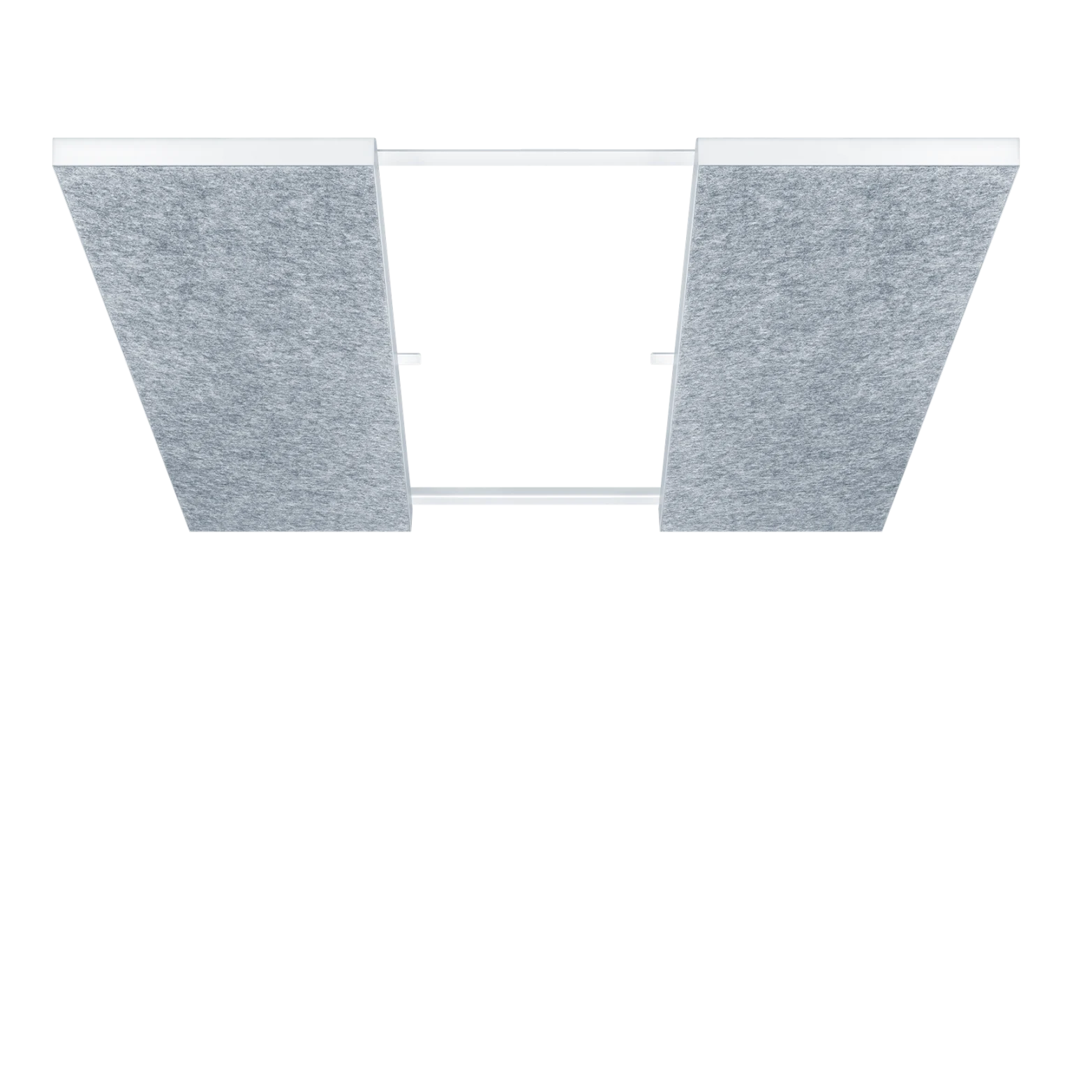 Acoustic ceiling panel with integrated lighting solution by Zumtobel for modern offices