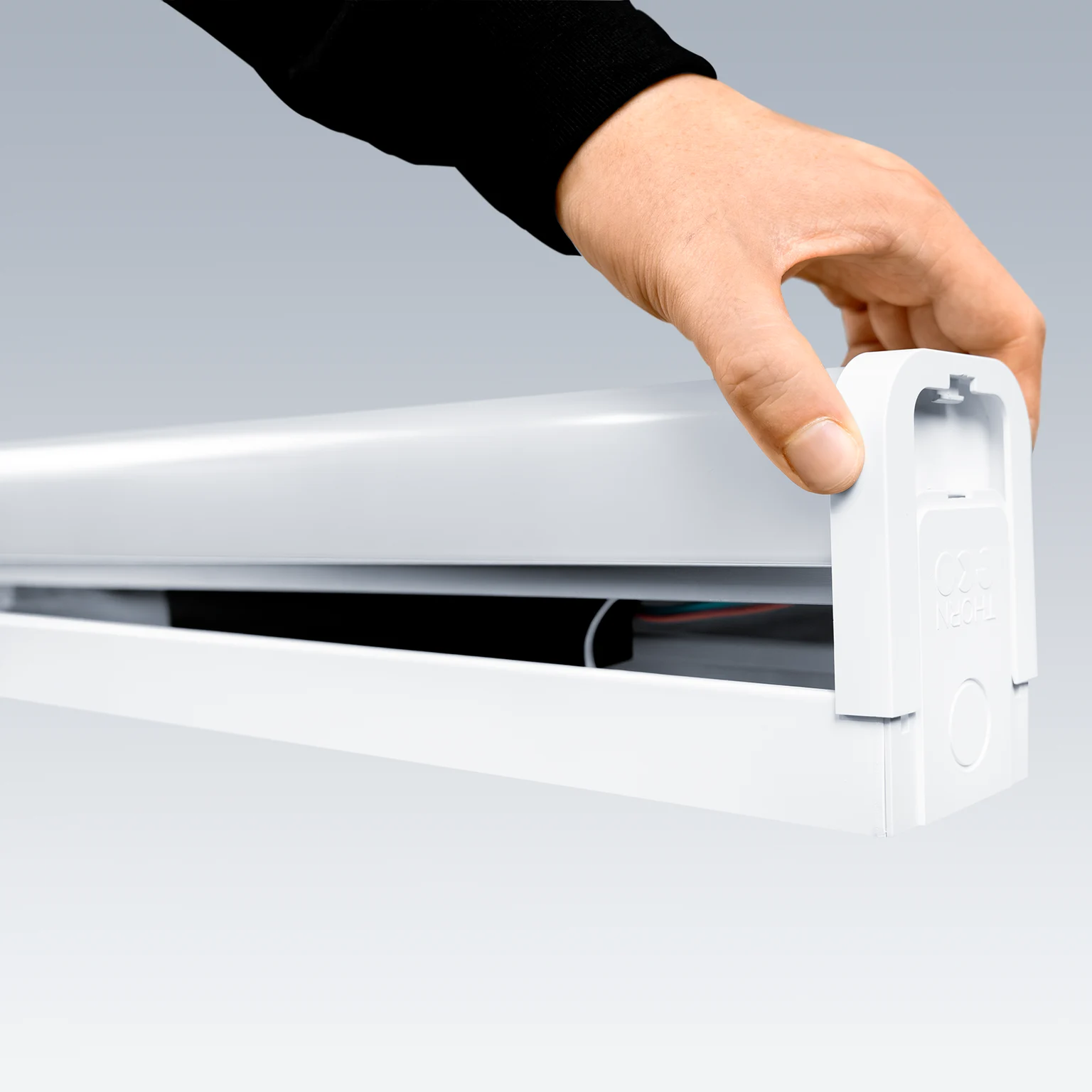 Nahaufnahme eines Poppy LED-Battens