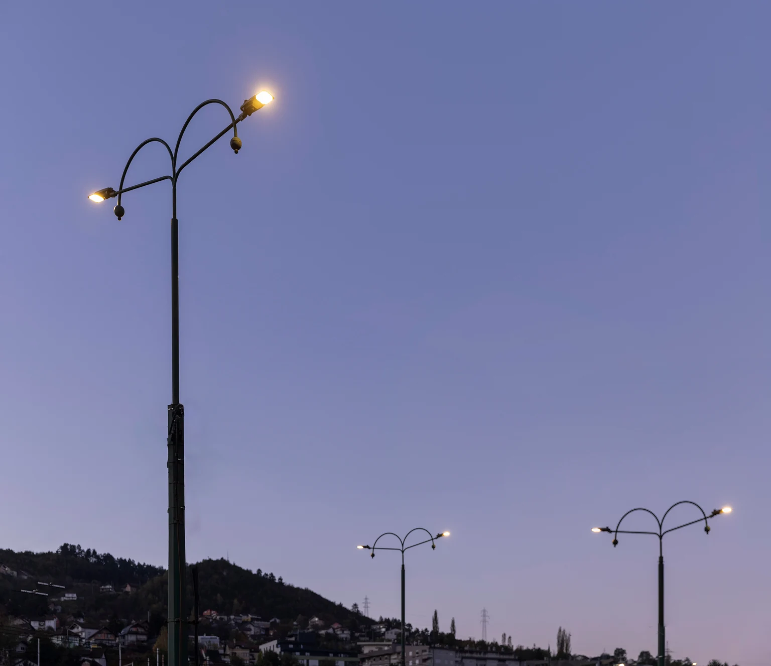 Beleuchtung der Stadt Sarajevo mit Isaro Pro-Leuchten