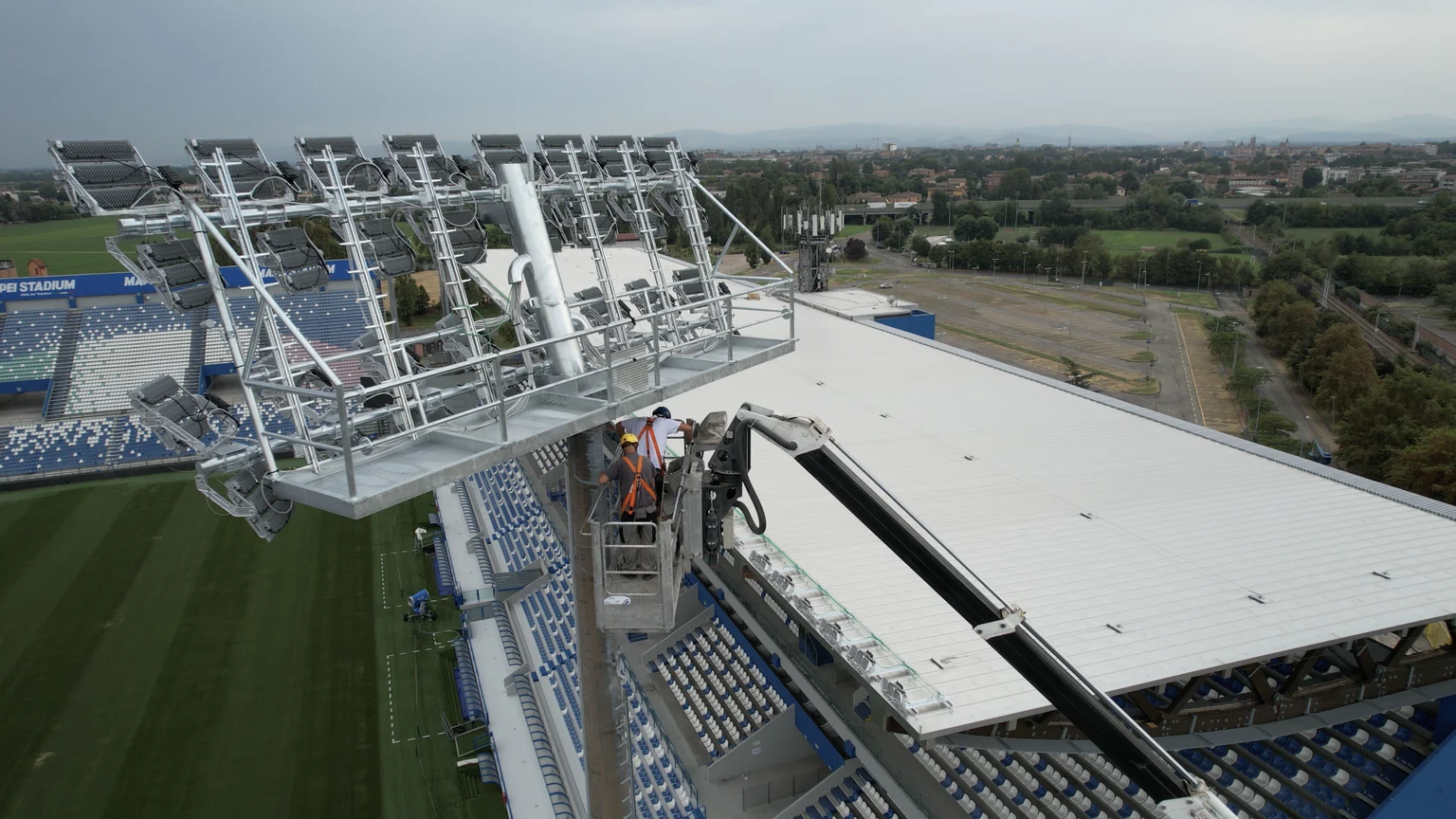 Illuminazione per il calcio ricreativo