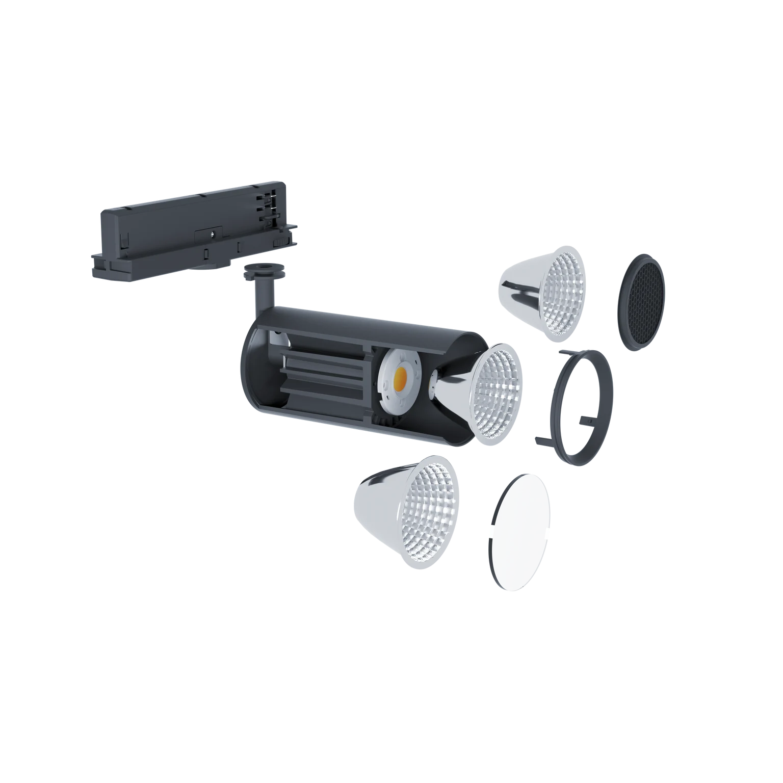 Krachtige spot Tonic van Thorn Lighting met verwisselbare reflectoren en verblindingsbescherming