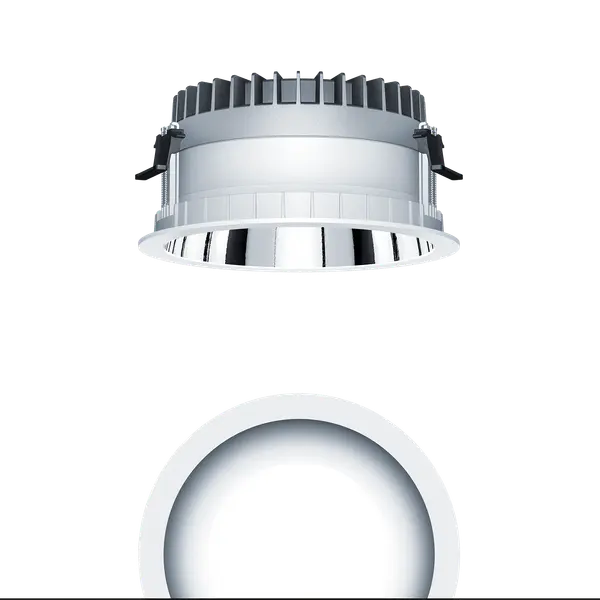 High-performance LED recessed downlight with reflector design for optimal lighting, Zumtobel Lighting