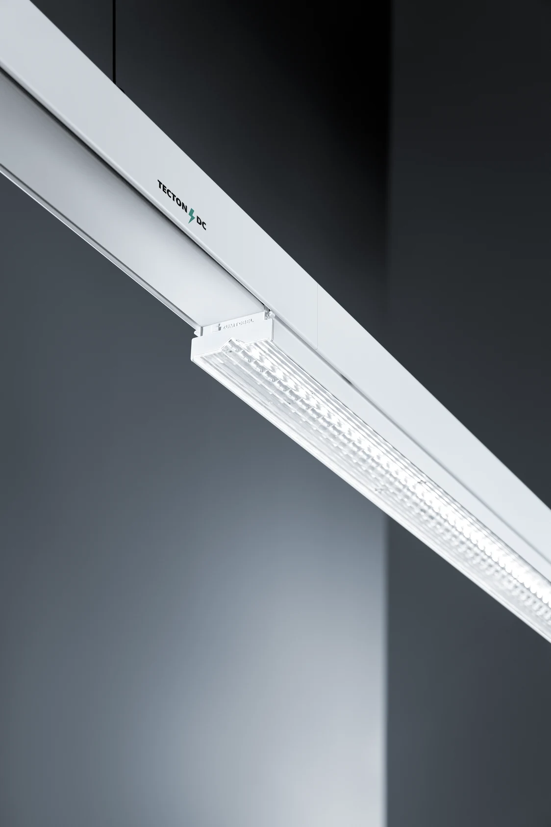 Le système d’éclairage TECTON fournit une source lumineuse linéaire qui s’intègre parfaitement aux aménagements contemporains.