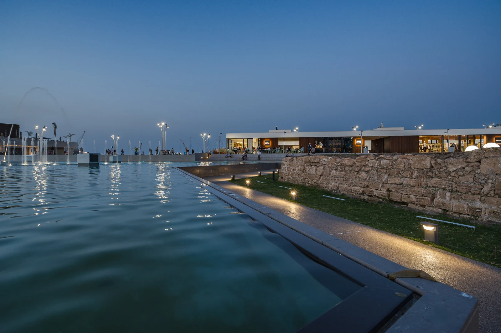 Jetée trapézoïdale