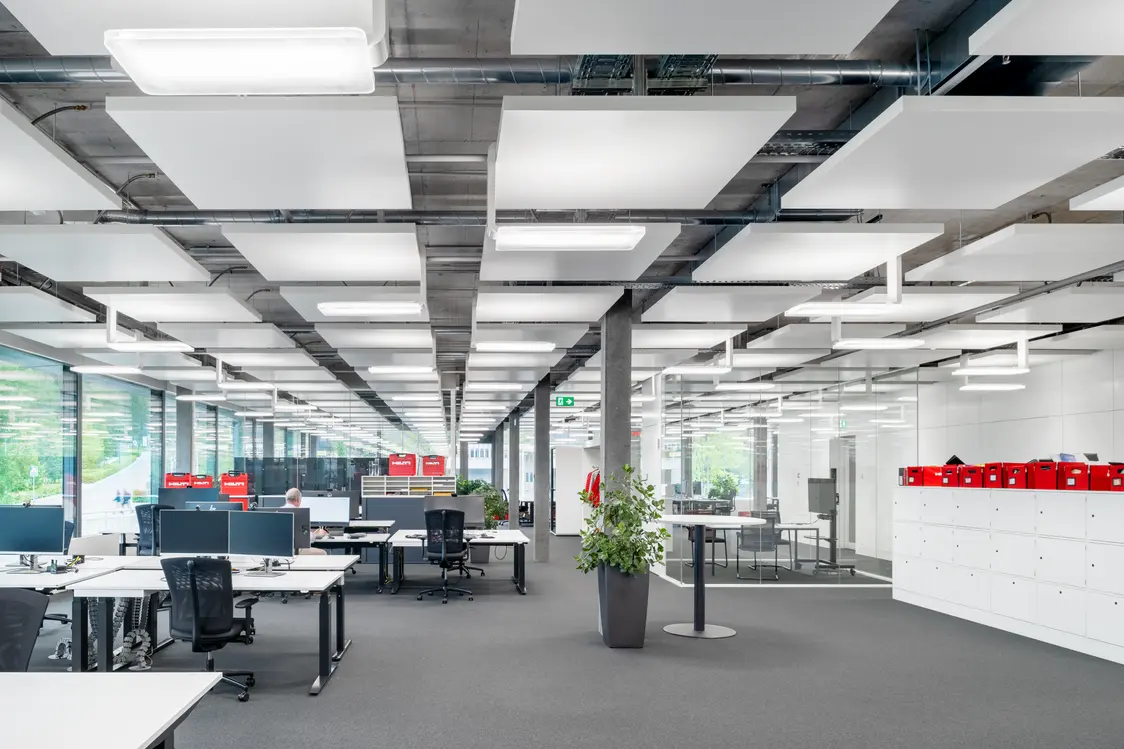 New Hilti Innovation Center office in Schaan with new lighting from LED conversion kits