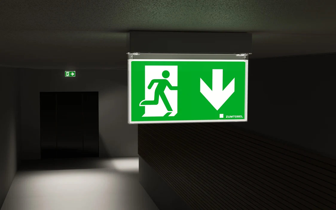 Sicherheitszeichenleuchte von Zumtobel Lighting