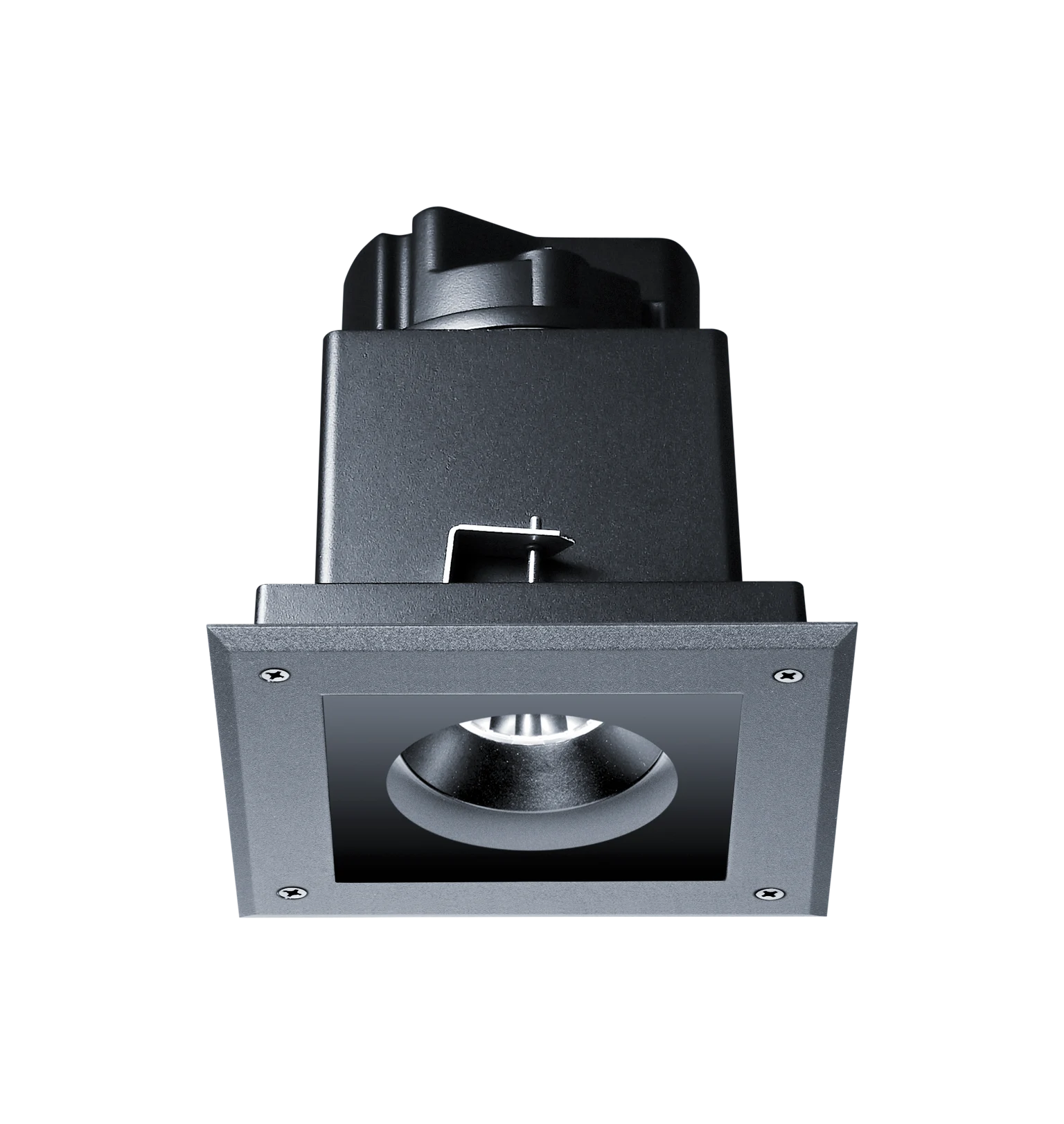 Een vogelperspectief van de Axyl Opera drive-over grondinbouwverlichting.