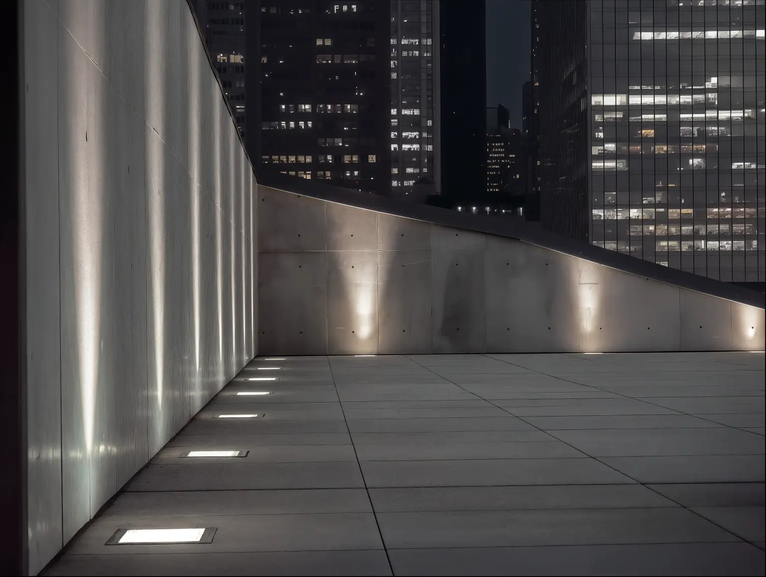 A birdseye image of Axyl Opera drive over in-ground luminaire