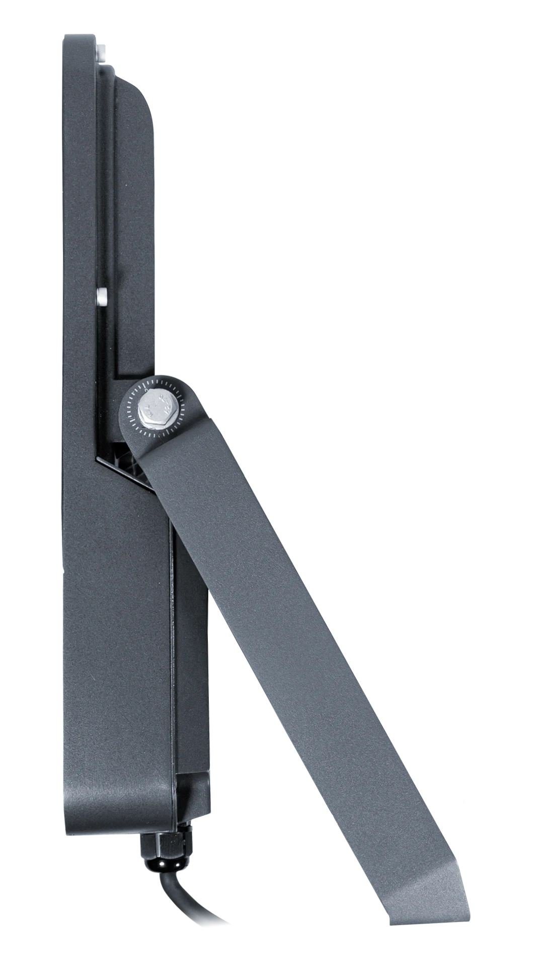 Side view of Leo Vario Flex floodlight