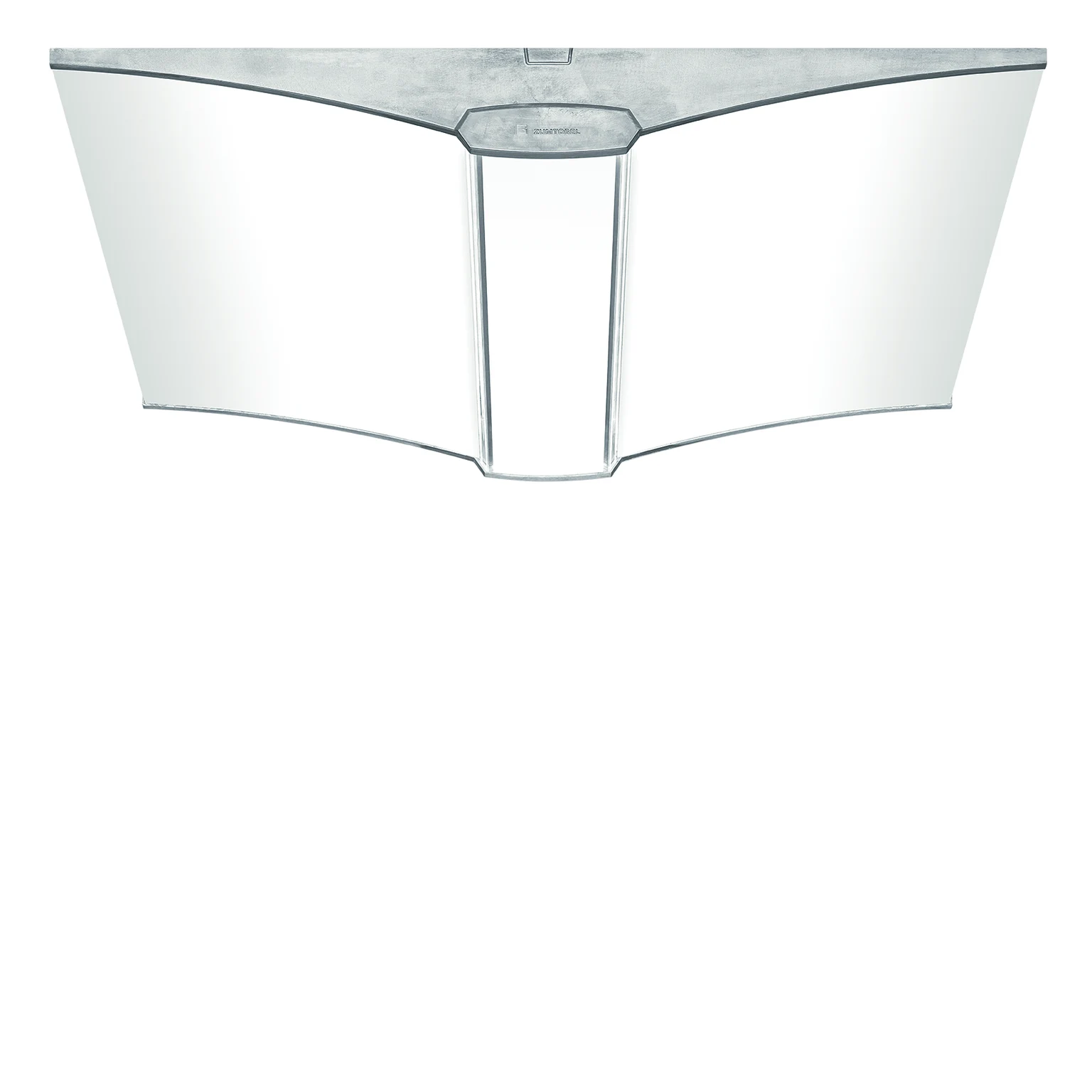 Mellowlight vierkante LED-armatuur voor plafondopbouw, hoogwaardige verlichting met ruwe afwerking van Zumtobel