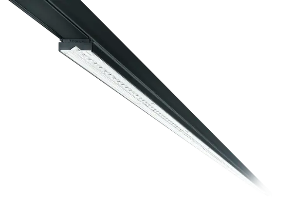 Modern, sleek LED light panel with gentle, diffused lighting, advanced lighting design by Zumtobel