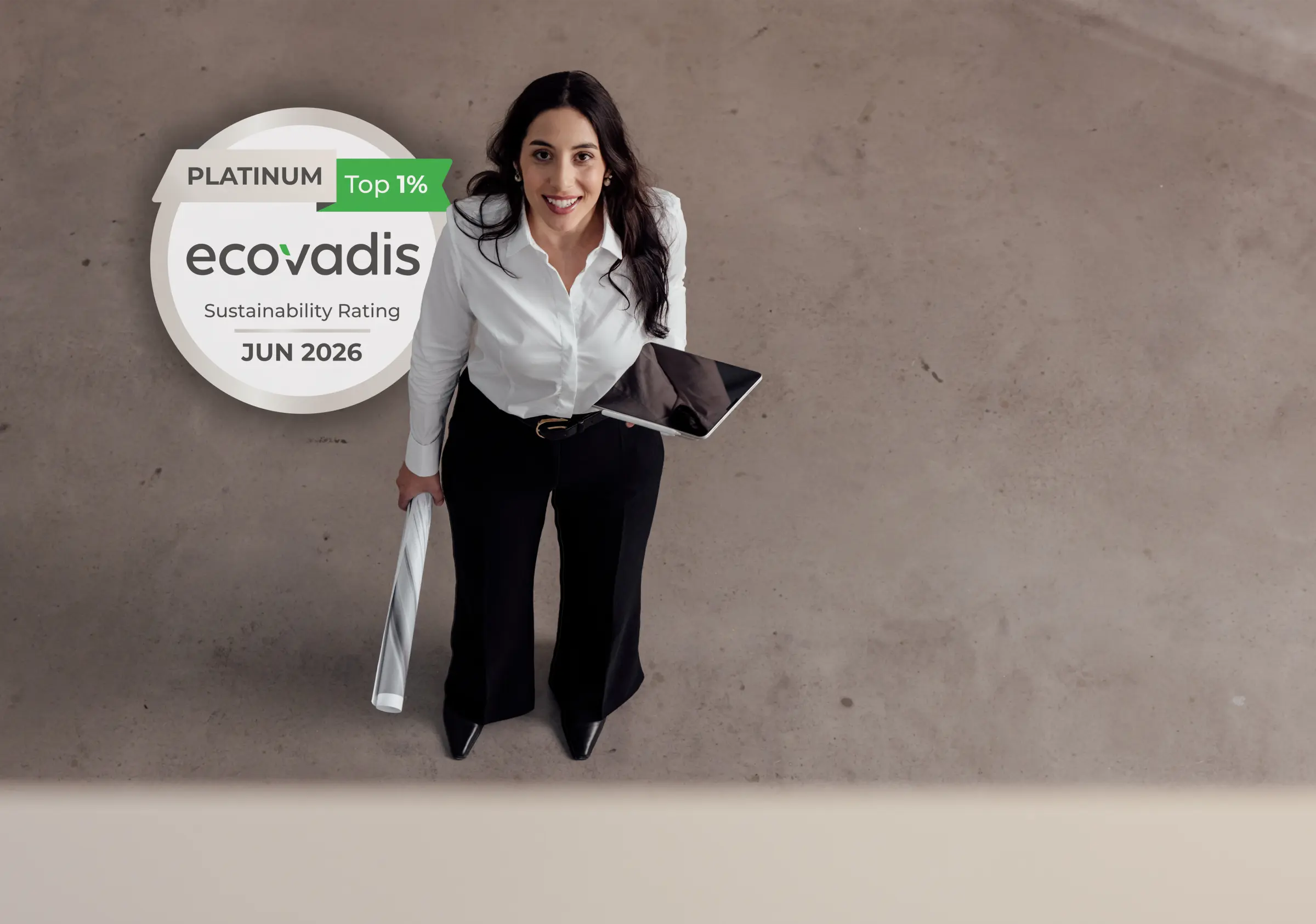 Zumtobel Receives EcoVadis Platinum Rating