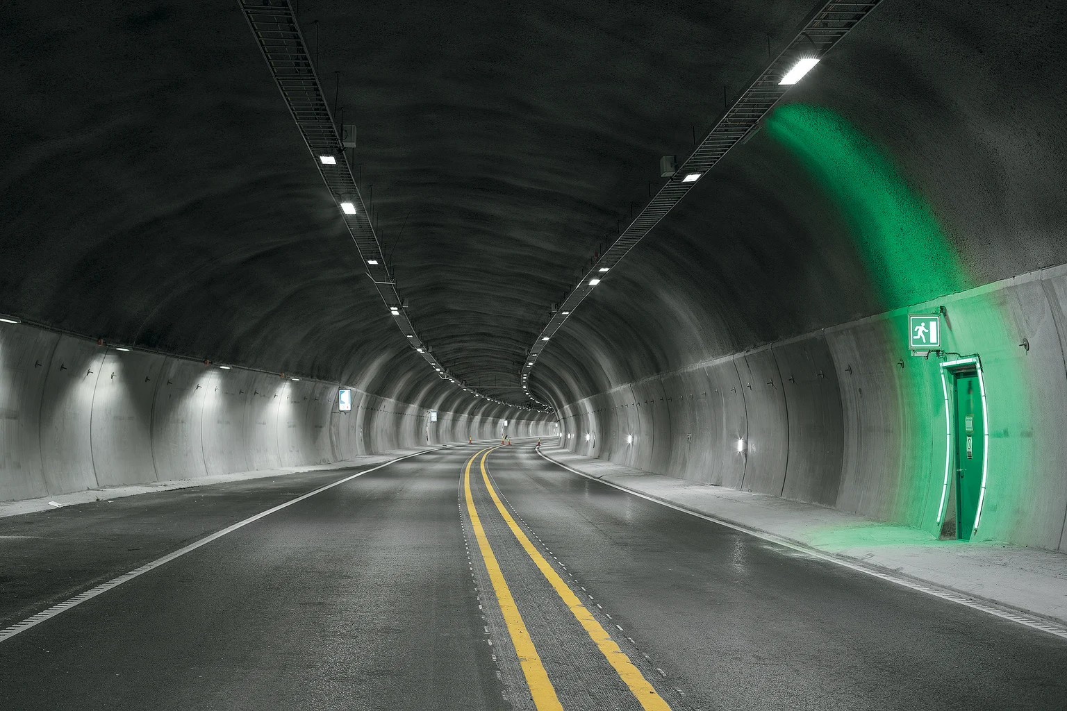 Illuminazione per gallerie GTLED Pro di Thorn Lighting