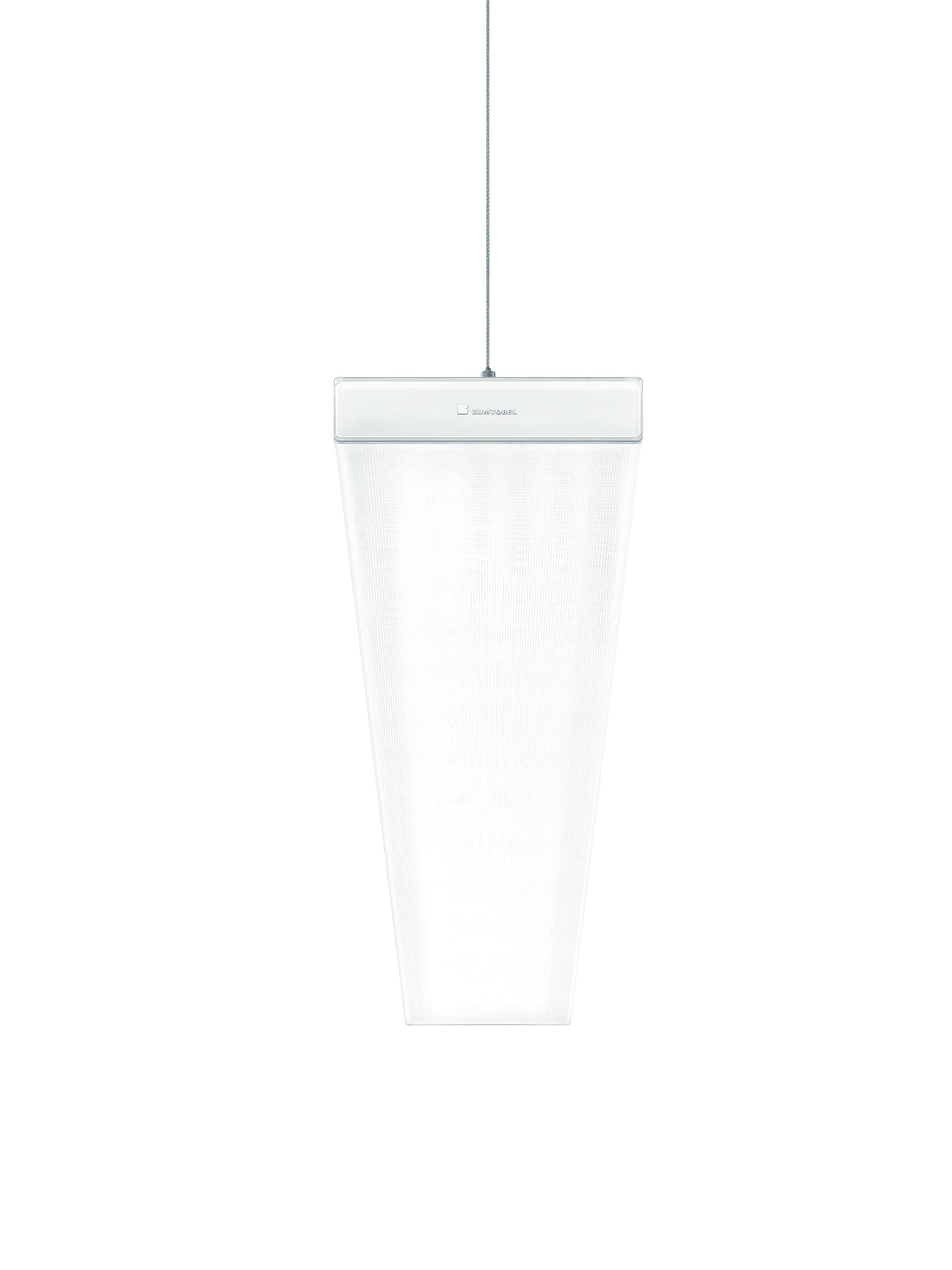 Apparecchio illuminotecnico a sospensione con distribuzione luminosa a 360° per una luce uniforme e priva di abbagliamento. Ideale per uffici, sale per seminari e ambienti educativi.