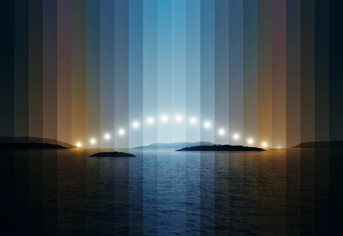 Scénarios lumineux et dynamique de la lumière en cours d’utilisation