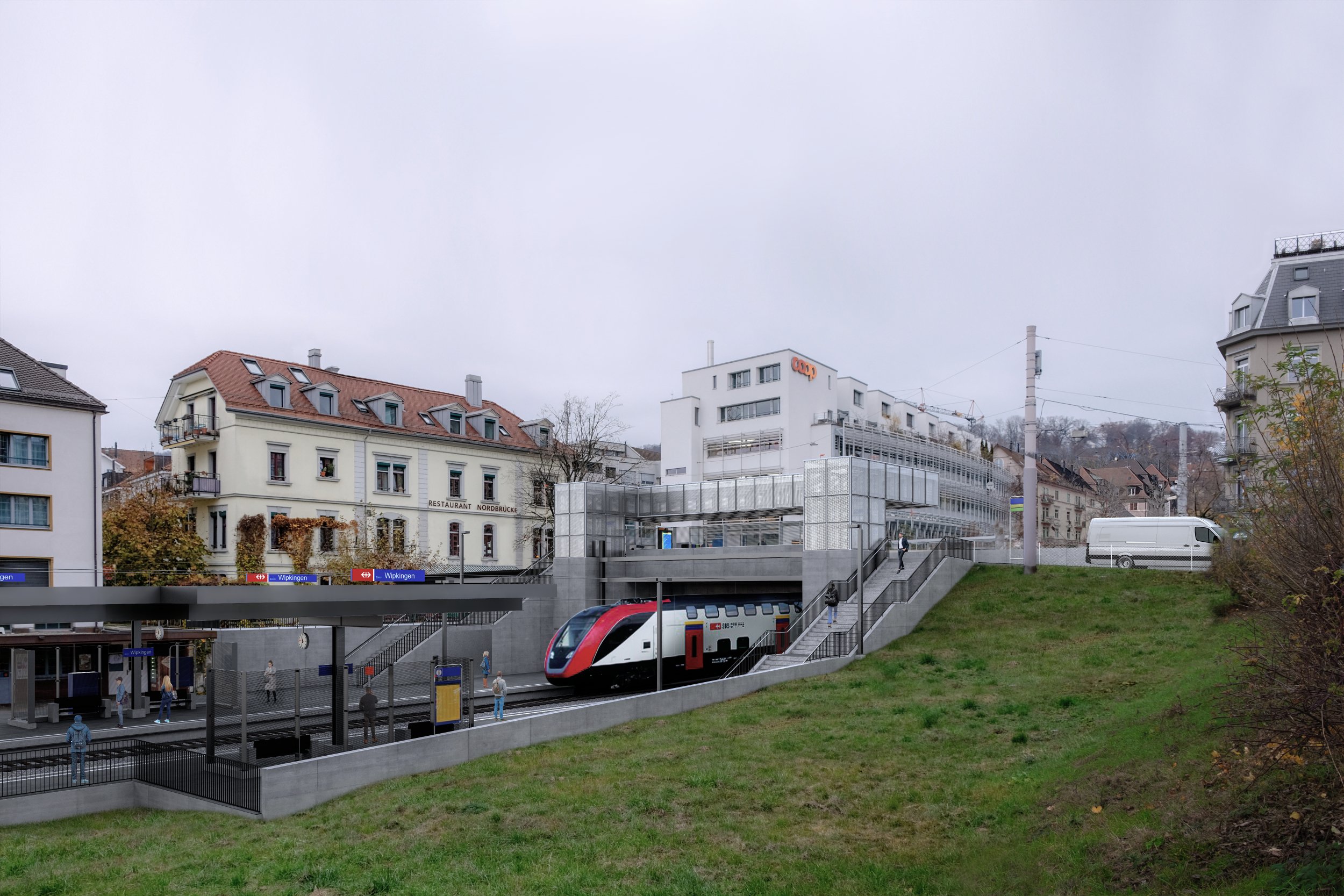 Der Bahnhof Zürich Wipkingen ist umgebaut