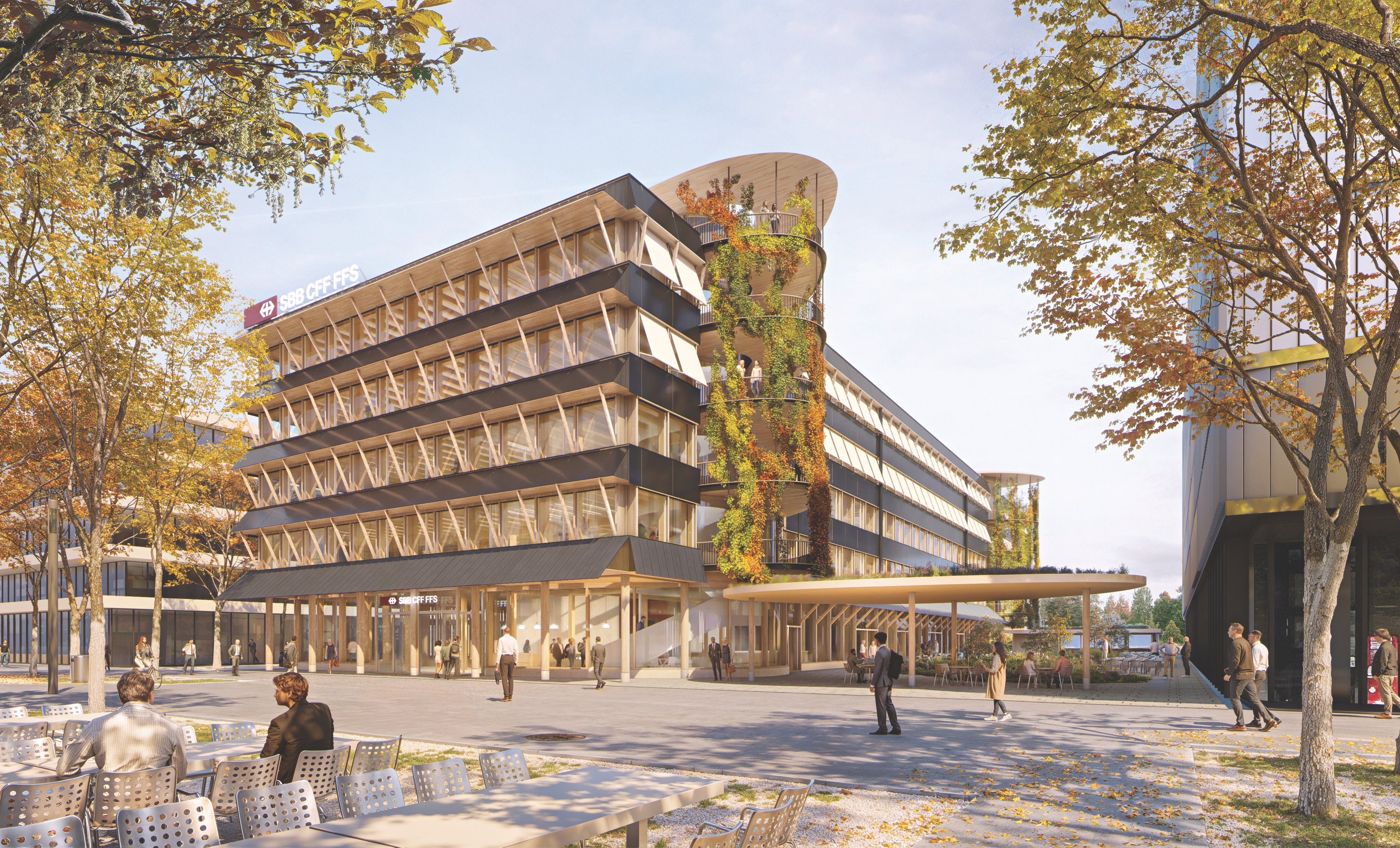 Bern Wankdorf: Siegerprojekt für neues Bürogebäude der SBB steht fest