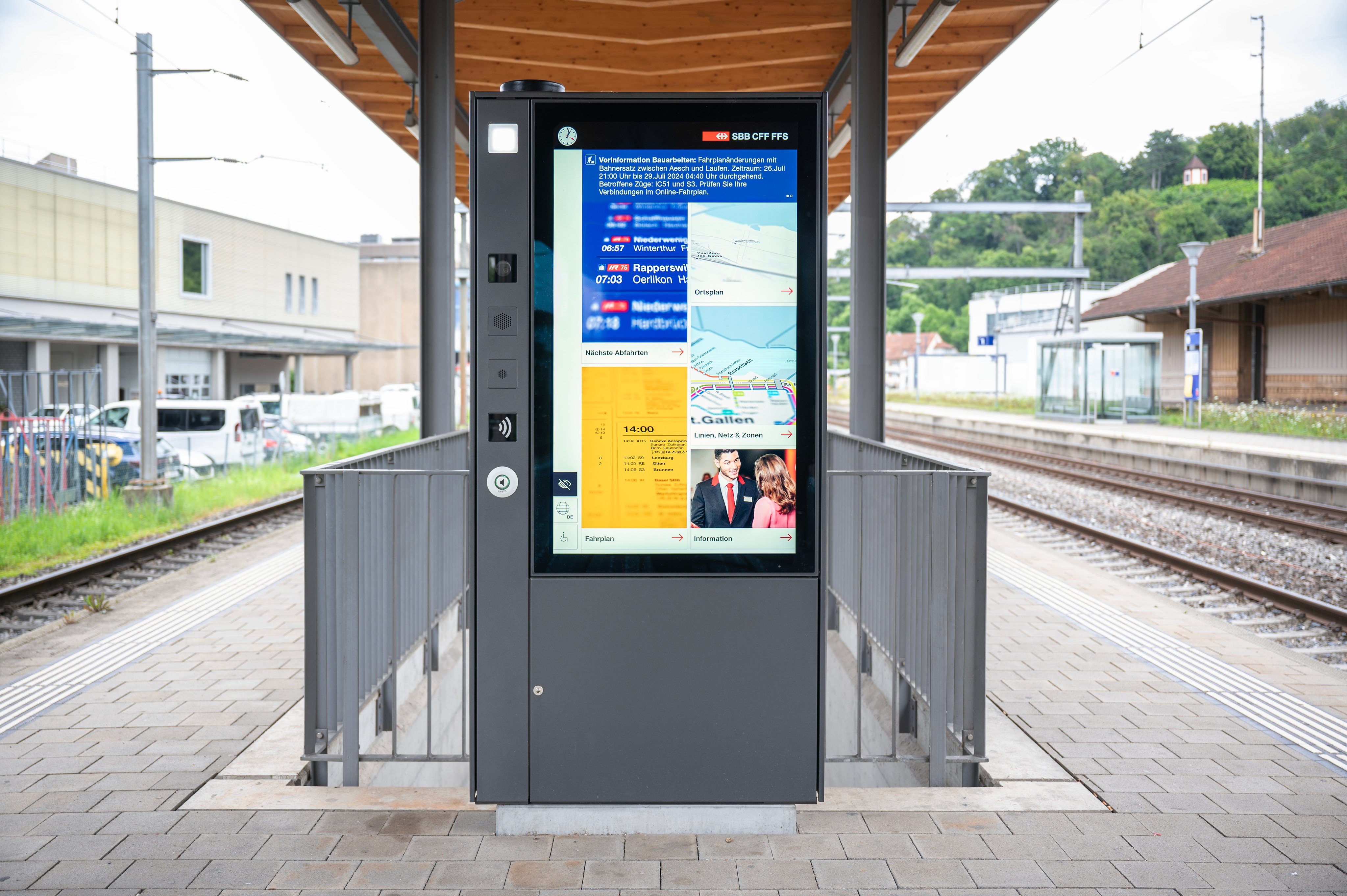 Kundeninformation an kleinen Bahnhöfen wird standardisiert