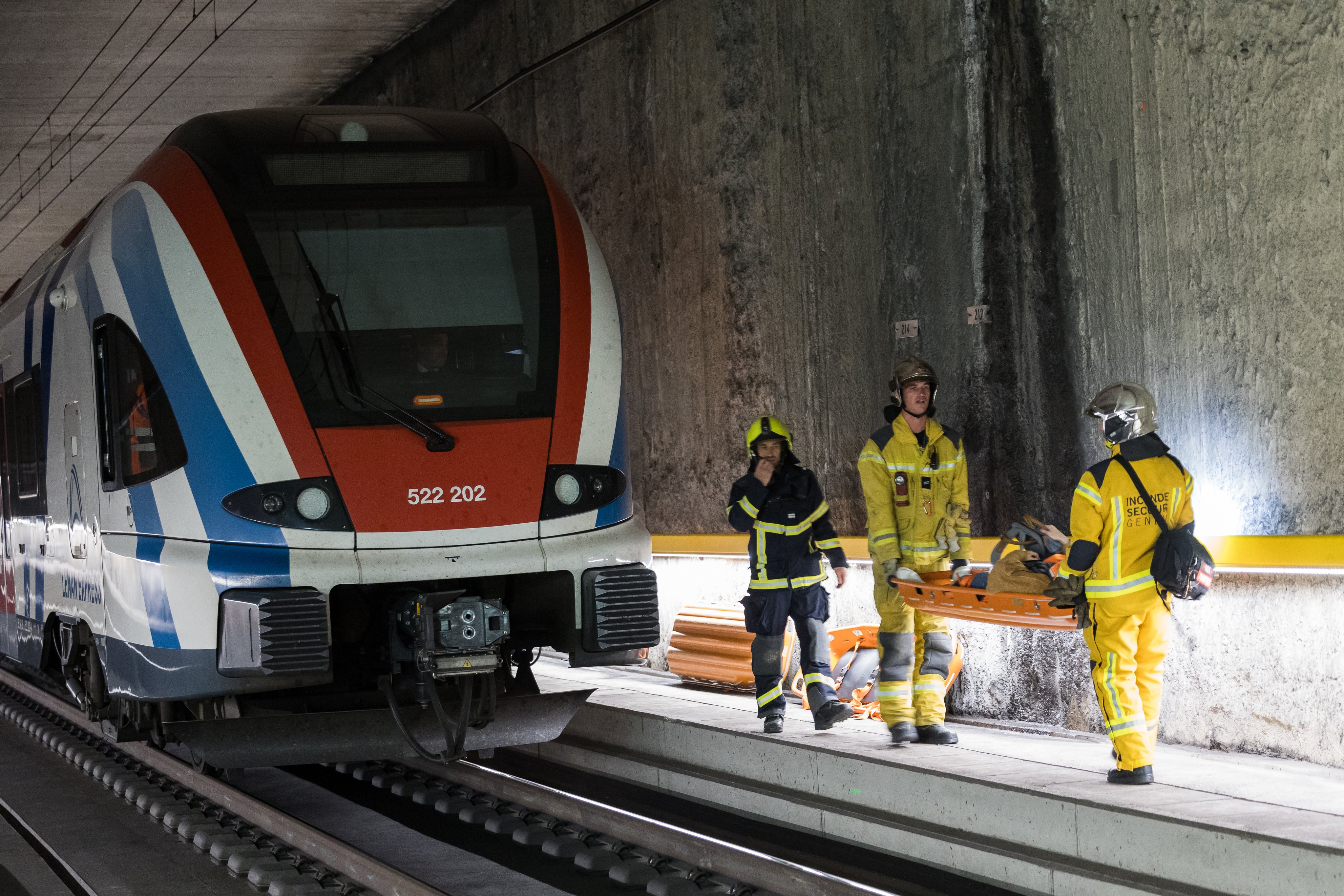 CEVA25: un exercice de sécurité civile binational réussi pour le Léman Express
