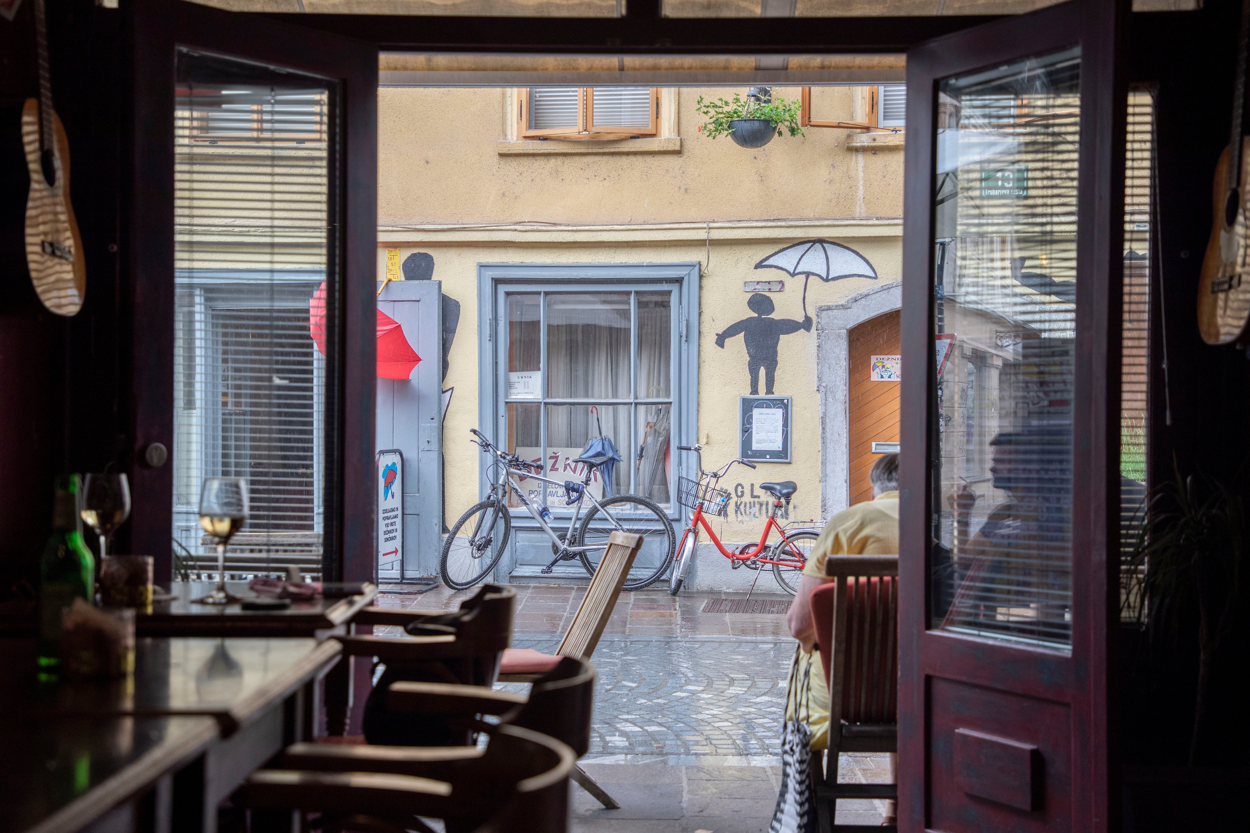 Aussicht aus der Bar.