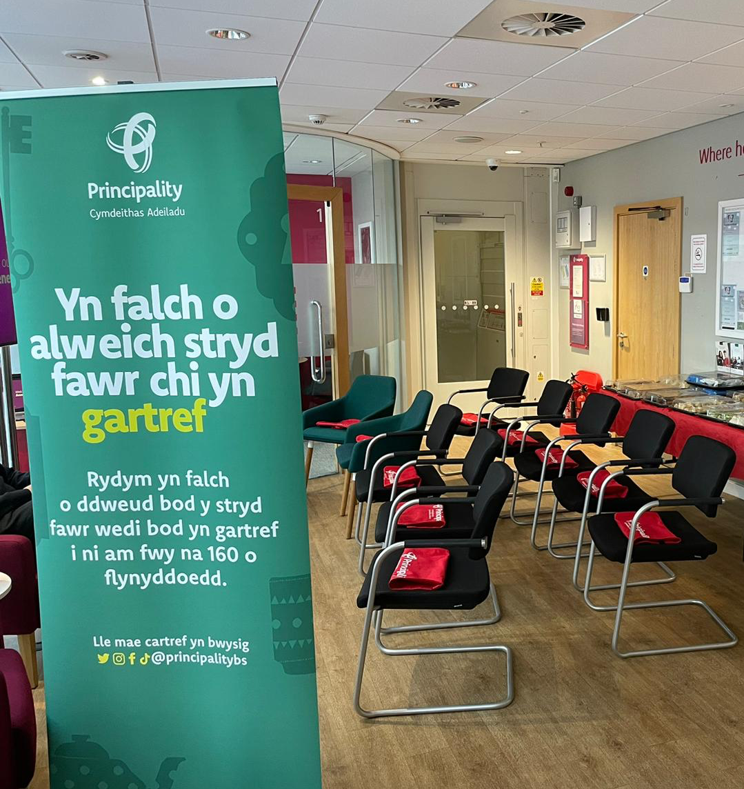 A Principality branch set up for our AGM