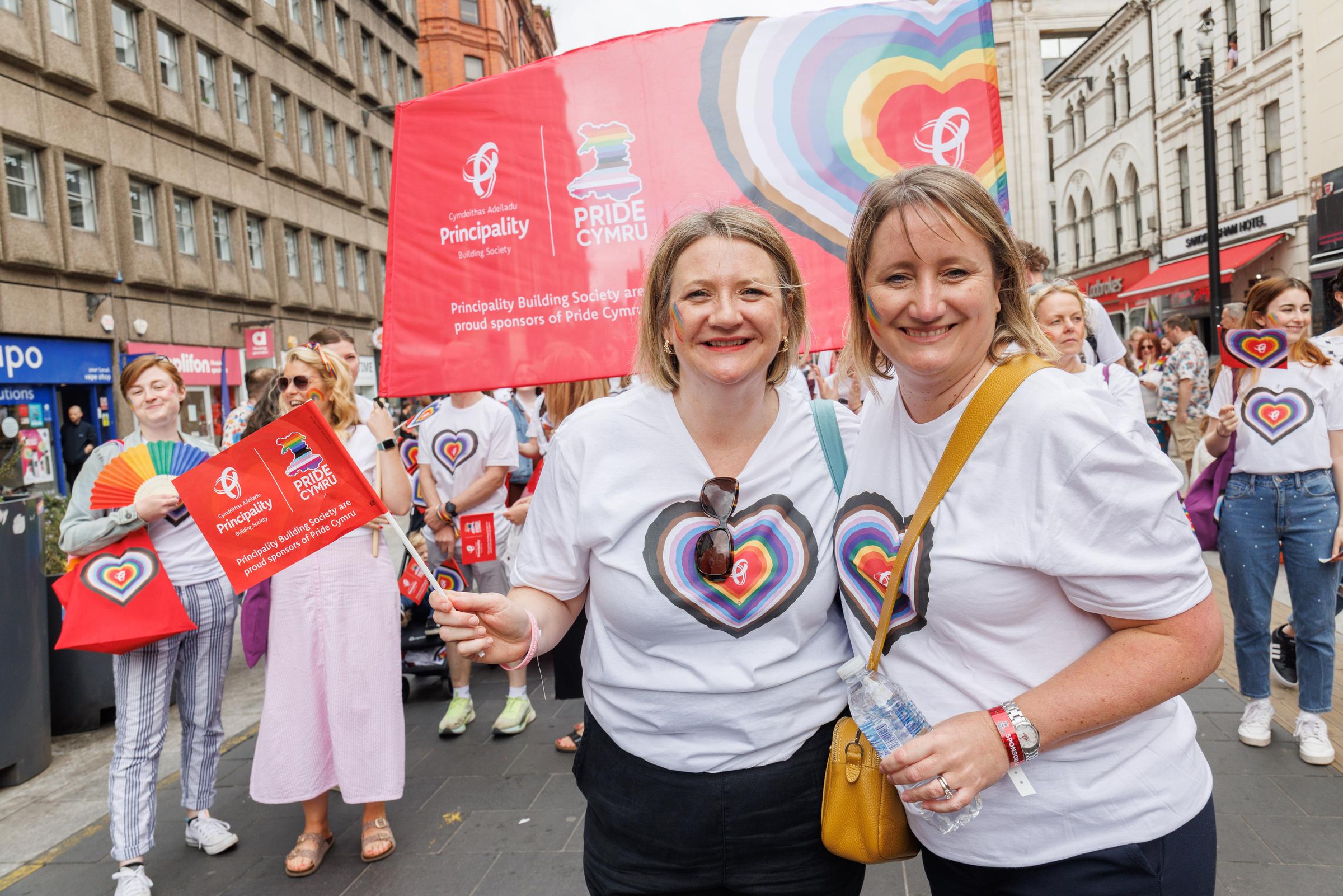 Principality colleagues at Pride Cymru