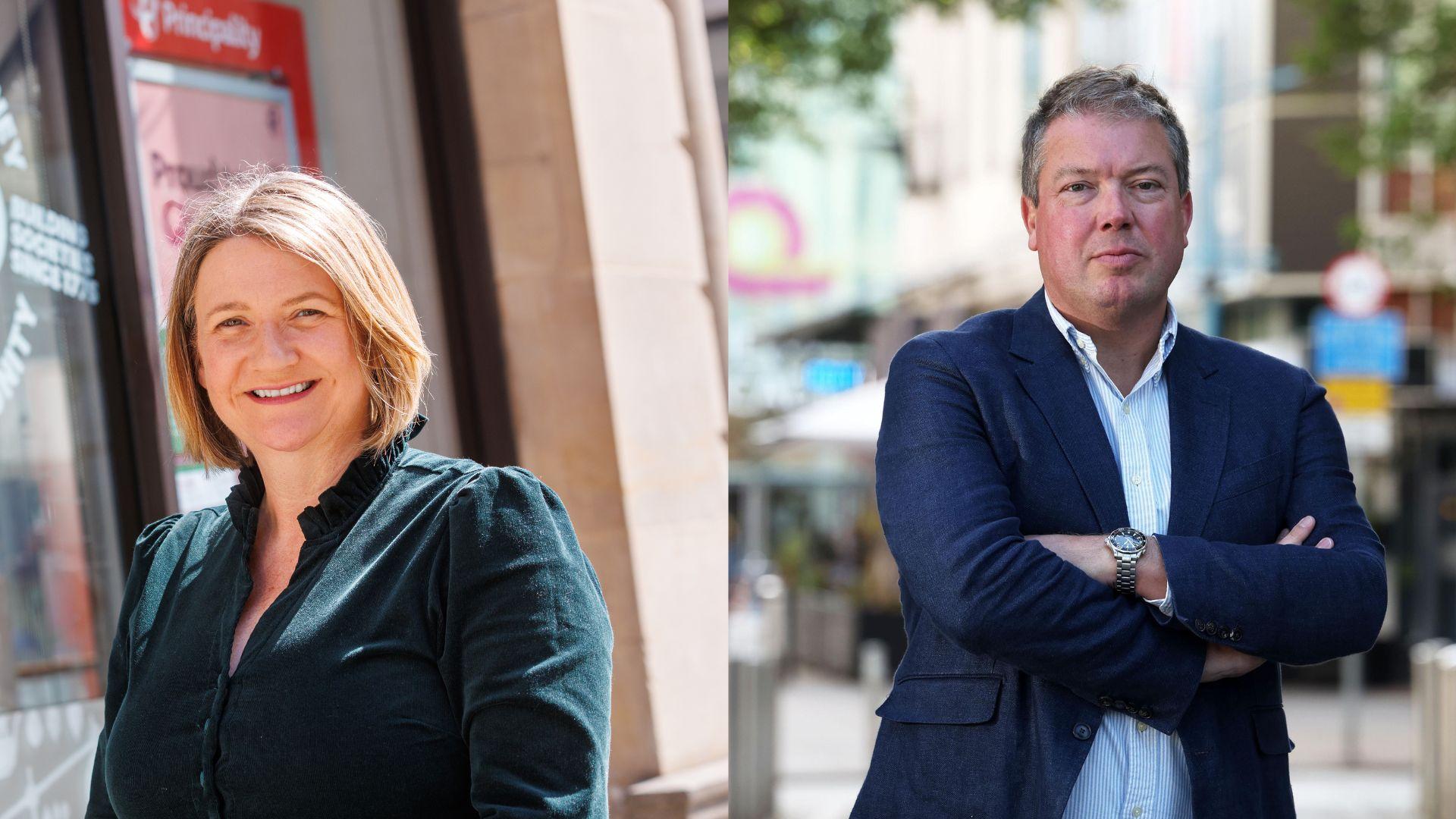 Julie-Ann Haines and Iain Mansfield