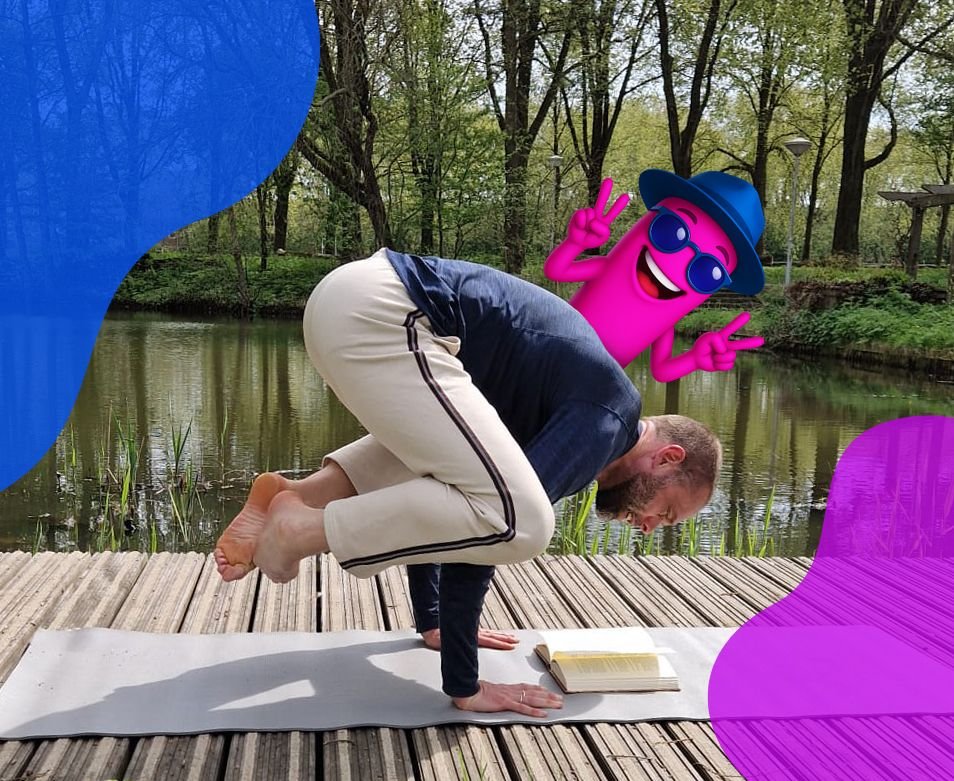 Lezen in verschillende poses 5+