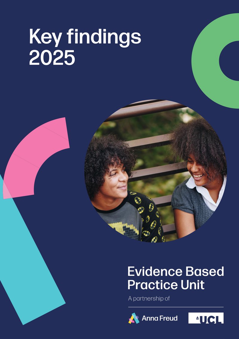 Anna Freud's 2025 key research findings booklet.