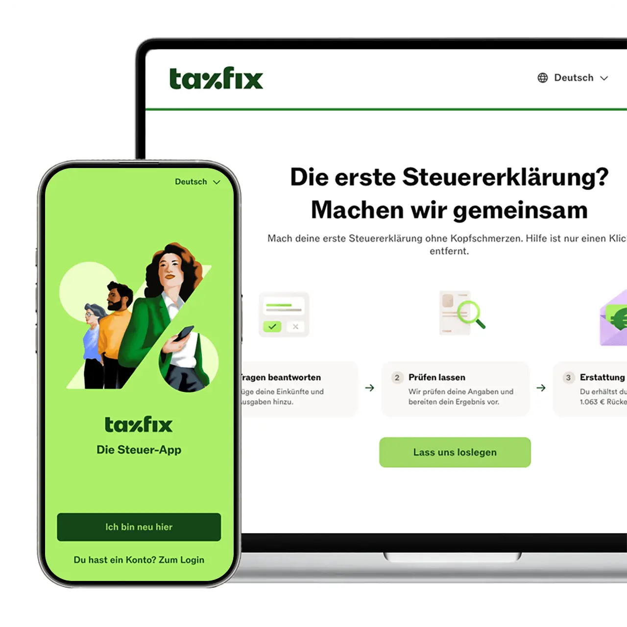 Gerät wechseln mit Taxfix