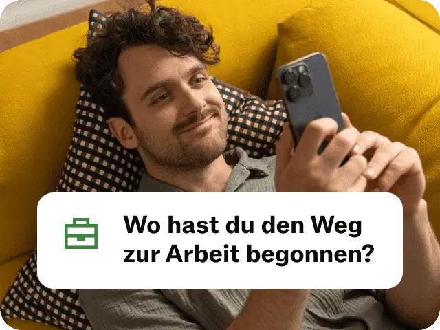 Mann benutz Taxfix