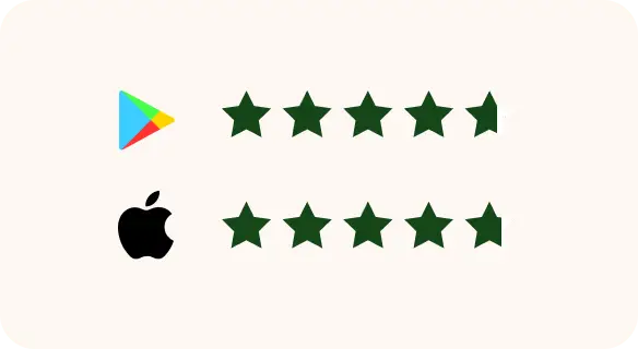 Best reviews for Google Play and App Store