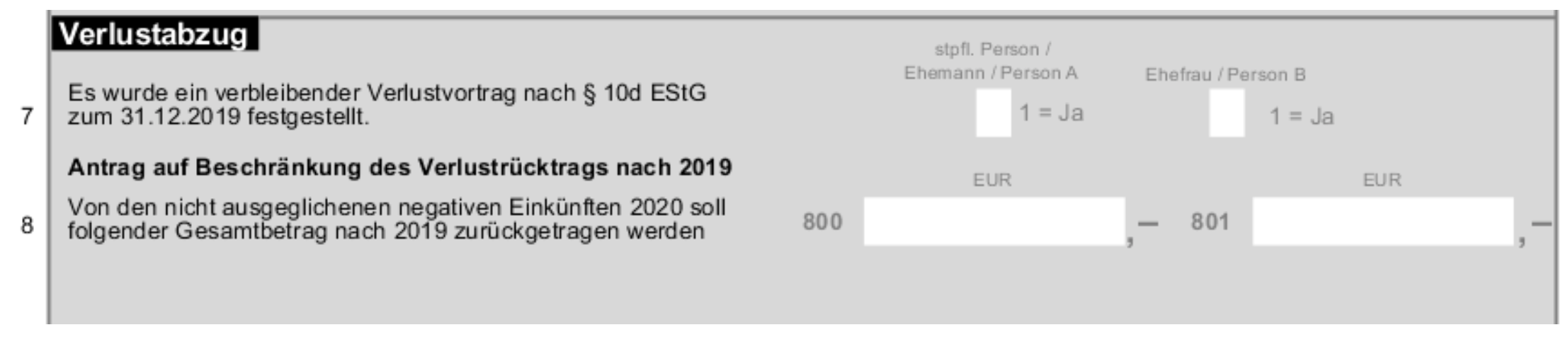 Verlustabzug-ELSTER-Steuerformular-Beschränkung-Taxfix