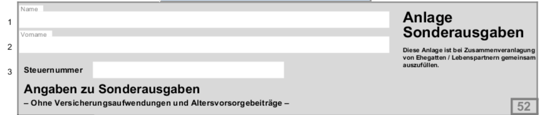 Kopf-der-Anlage-Sonderausgaben-im-Formular-der-Steuererklärung-–-ähnlich-wie-in-ELSTER