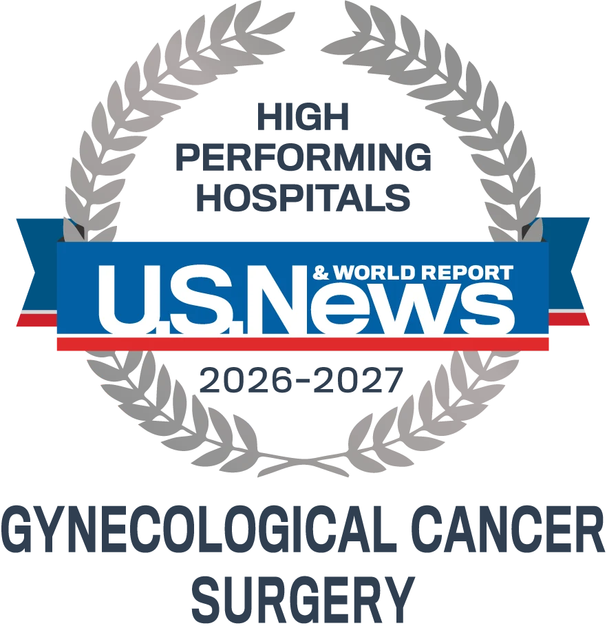 U.S. News & World Report rated our gynecological cancer surgical services as "high performing." This is their top rating. It means we're among the best in the country. See how we rank.
