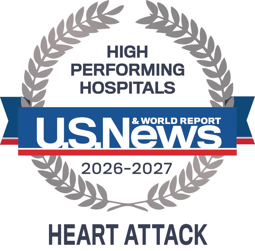 Heart Attack U.S. News High Performing Badge 2026-2027