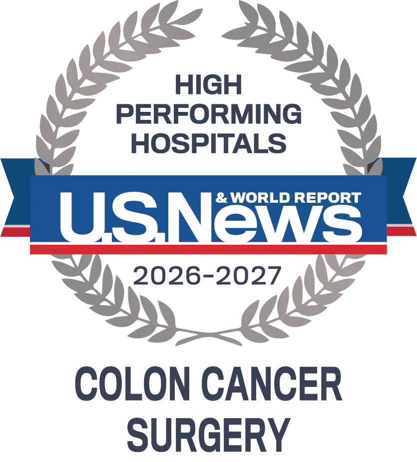 U.S. News & World Report has given our colon cancer surgery the highest possible rating. And we house the only anal clinic in the region, bringing effective anal cancer treatment close to home.  ﻿