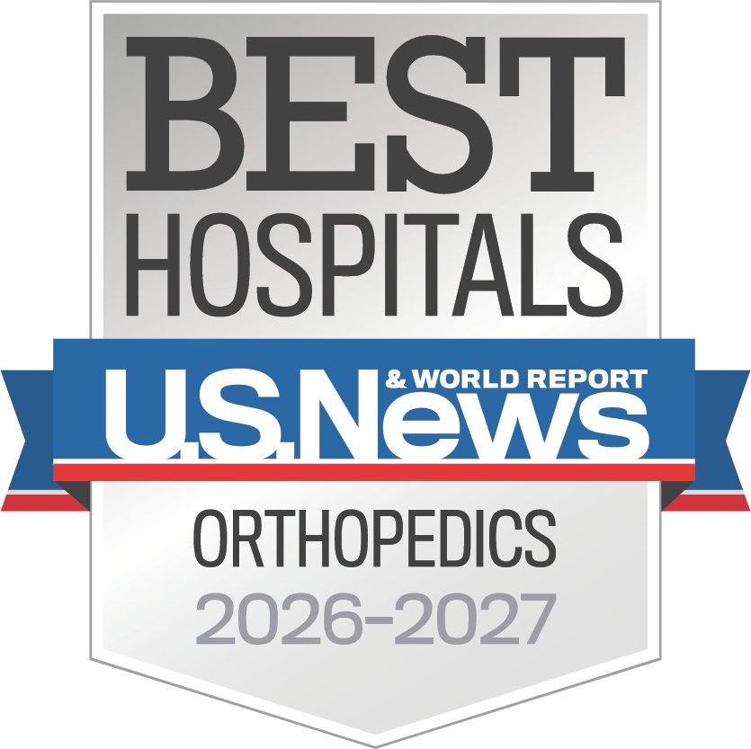 U.S. News Best Hospitals 2026-2027 Badge Orthopedics