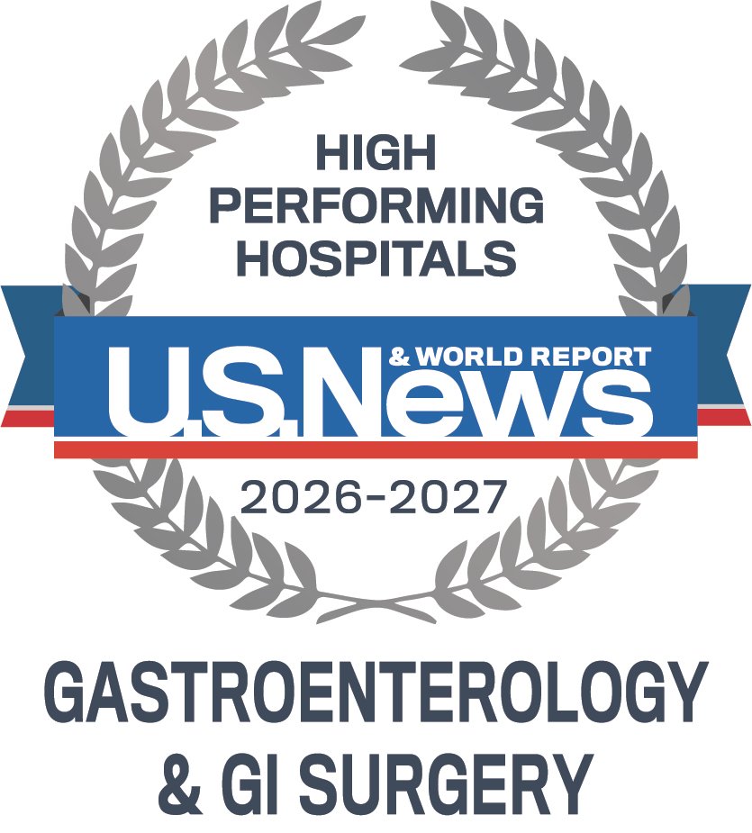 U.S. News High Performing Hospitals Digestive Care Badge