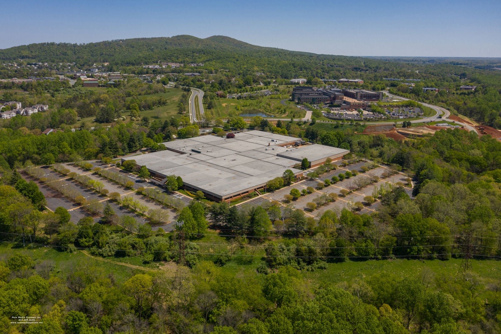 Aerial view of State Farm Site