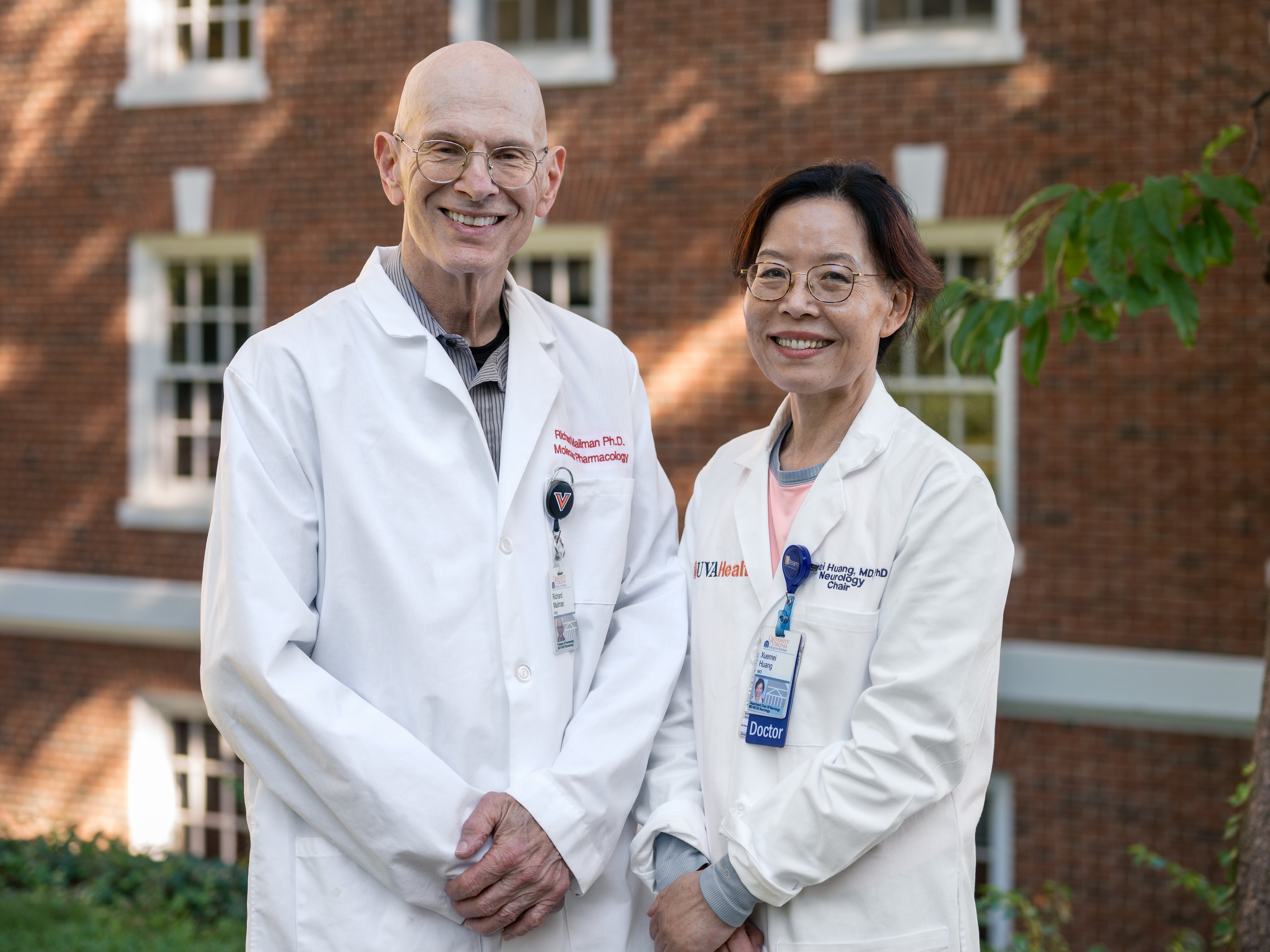 Portrait of Richard B. Mailman and Xuemei Huang